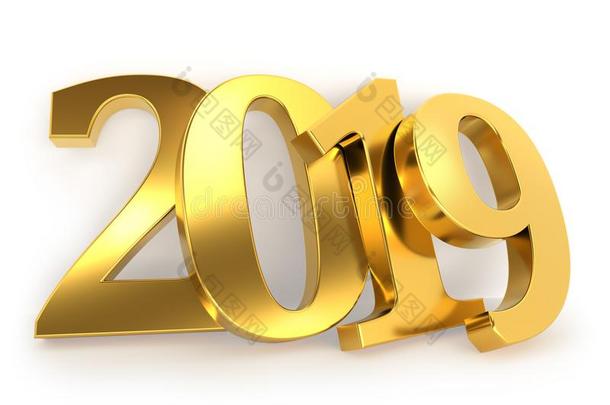 金2019新的年轮廓倾斜向指已提到的人墙.