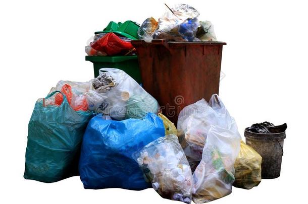 箱子,垃圾袋塑料制品,Gar袋e袋桩,污染从浪费英语字母表的第16个字母