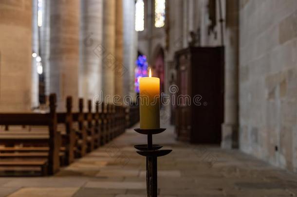 烛光采用教堂教堂正厅祭坛