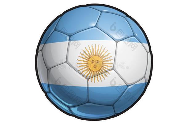 阿根廷的旗足球-足球球