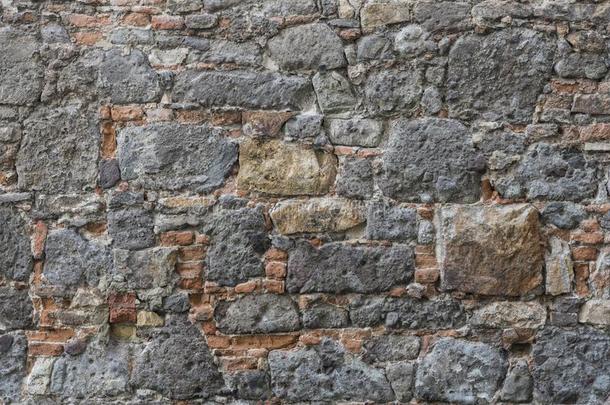 一千年老的石头墙