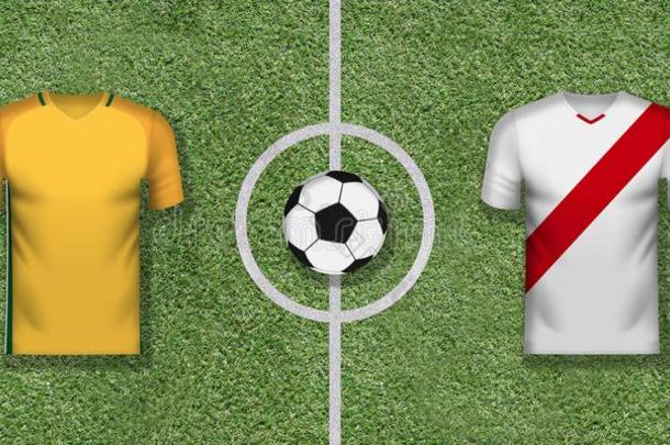 澳大利亚versus对秘鲁国际的足球游戏配对向足球