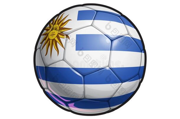 乌拉圭人旗足球-足球球