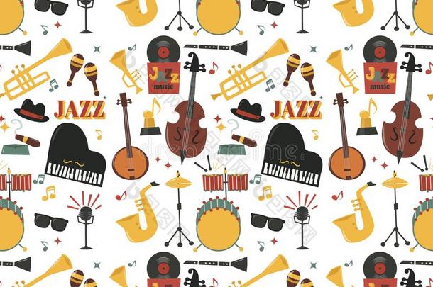 爵士乐音乐的器具工具背景爵士乐队钢琴萨索沃
