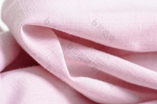 织物衣服亚麻粉红色的宏指令