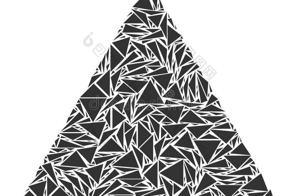 满的三角形拼贴画关于三角形s