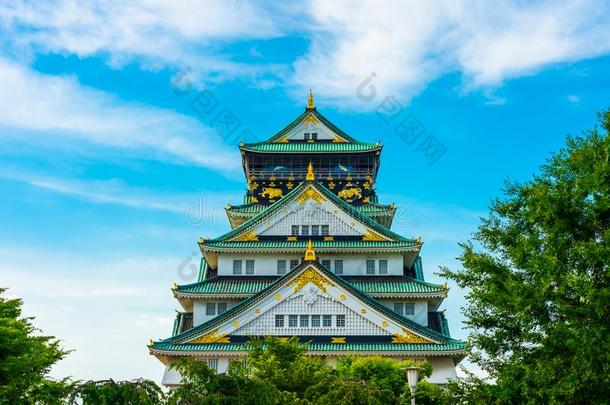 看法关于大阪城堡采用大阪,黑色亮漆