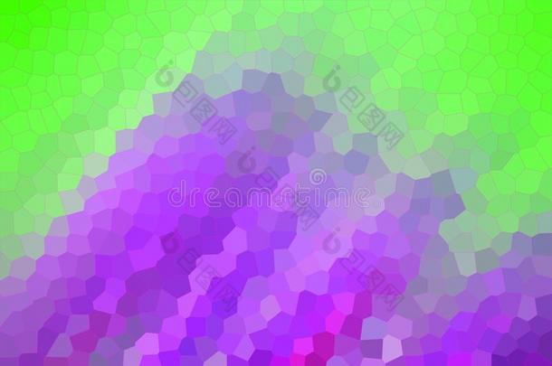抽象的紫色的-绿色的运动污迹和使结晶影响,使用一