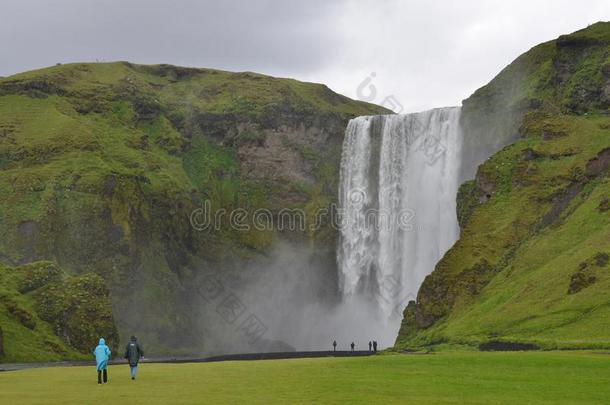 瀑布采用冰岛