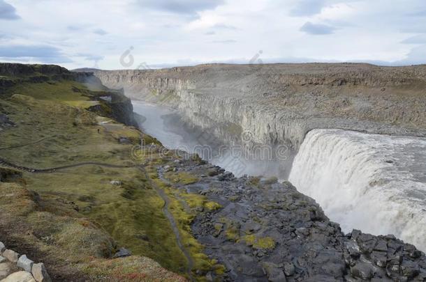 瀑布采用冰岛代蒂瀑布