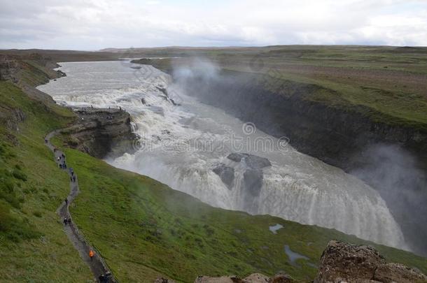 瀑布采用冰岛代蒂瀑布