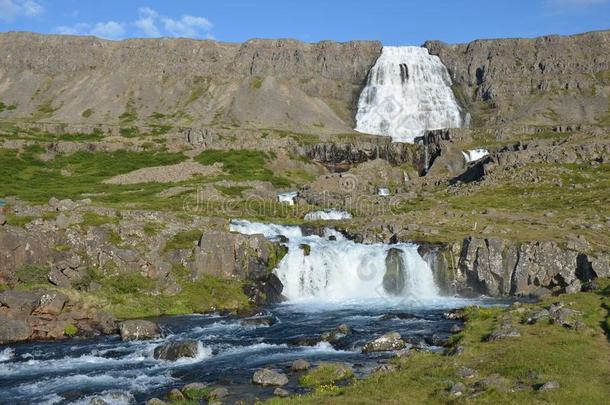 瀑布采用冰岛丁扬迪