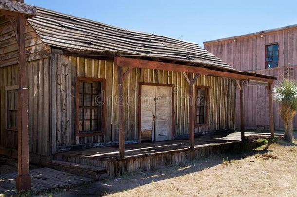 老的野生的西城镇电影放置采用麦<strong>斯</strong>卡尔酒,亚利桑那州