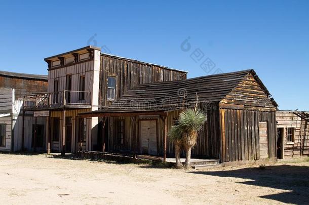 老的野生的西城镇电影放置采用亚利桑那州