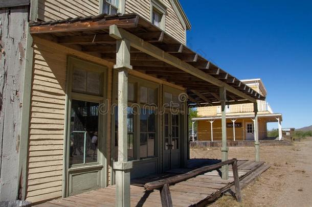 老的野生的西城镇电影放置采用亚利桑那州