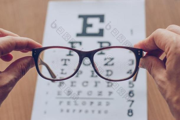 手佃户租种的土地视力眼镜采用前面关于眼镜商视力图表.蛋黄