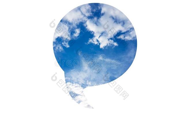泡演<strong>说说</strong>明和蓝色多云的天符号象征偶像