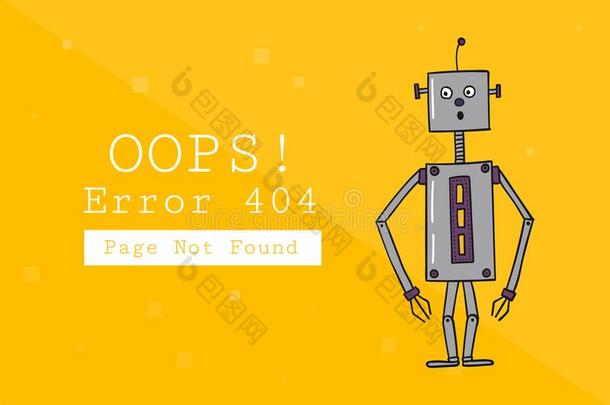 <strong>错误</strong>404.<strong>页</strong>不创办.设计样板和文本和机器人.