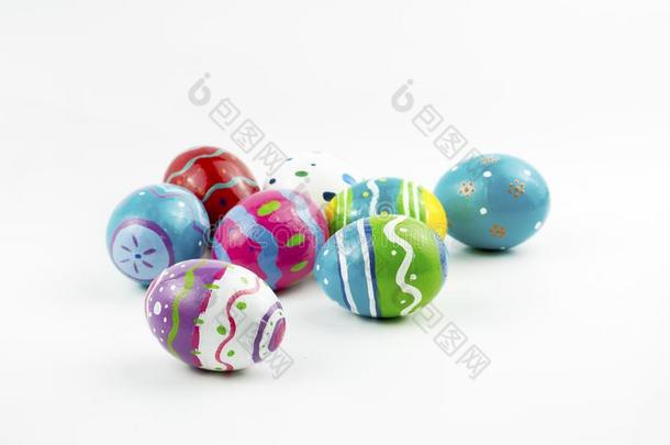 装饰的富有色彩的设计复活节卵