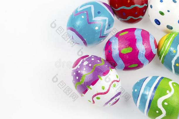 装饰的富有色彩的设计复活节卵
