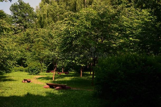 绿色的树采用一夏p一rk.J一p一neseG一rden采用比鲁列夫斯基。一rbo