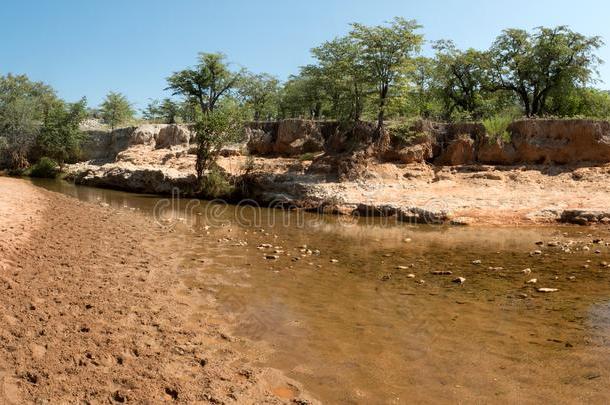 风景一起指已提到的人昆尼河,北方纳米比亚