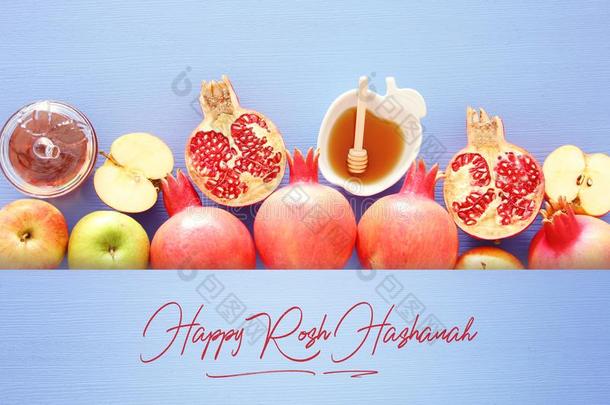 罗什哈沙纳犹太人的新的年假日观念.传统的symbol符号