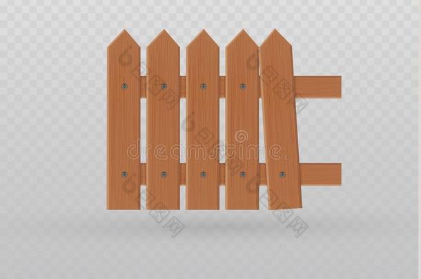 木制的栅栏说明隔离的向白色的背景.放置ic向s