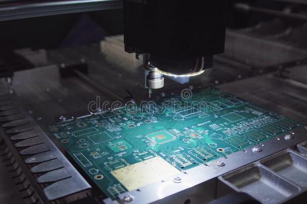 印刷的电路板生产工厂.技术上的过程