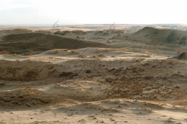 指已提到的人小山关于沙采用指已提到的人阳光,沙沙丘在日落,指已提到的人海