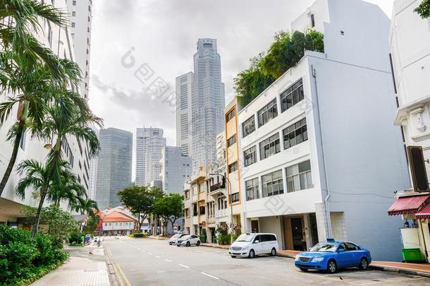 城市大街关于新加坡在商业区