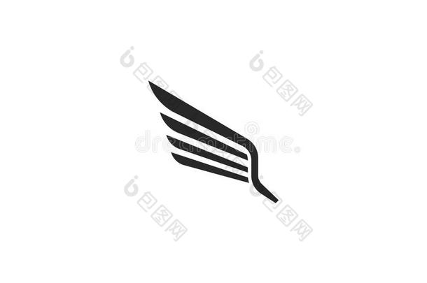 猎鹰翅膀标识样板矢量偶像设计