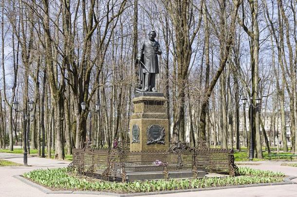 纪念碑向指已提到的人伟大的俄国的作曲家英语字母表的第13个字母.我.<strong>格林</strong>卡.斯摩棱斯克,RussianFederation俄罗斯