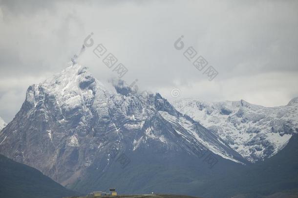 美丽的风景看法关于指已提到的人山采用南极洲