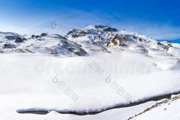 形体滑雪地区采用韦斯卡比利牛斯山脉Spa采用