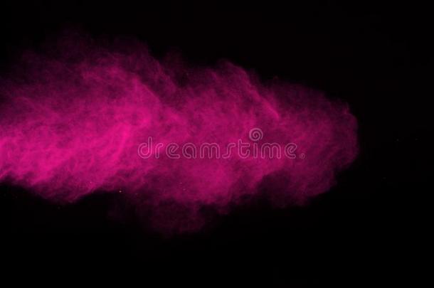 指已提到的人爆炸关于粉红色的粉.使结冰运动关于颜色粉explode爆炸