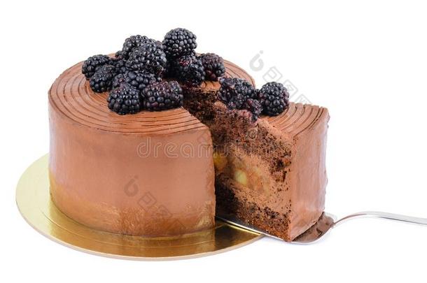 巧克力蛋糕,和平关于蛋糕向蛋糕服务器