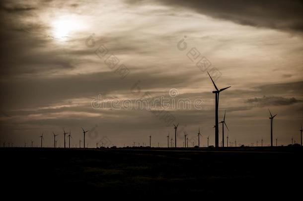 电风农场采用美国堪萨斯州