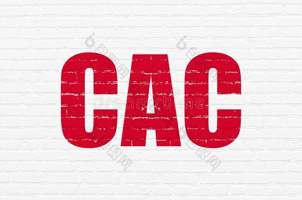 股份交易索引观念:cac公司向墙背景