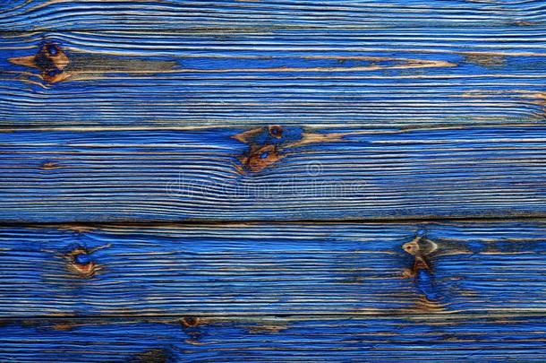 蓝色酿酒的破旧的木制的板