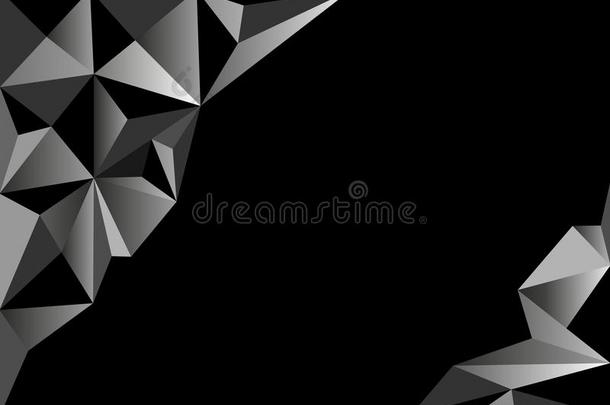 抽象的背景采用指已提到的人形状关于三角形-黑的