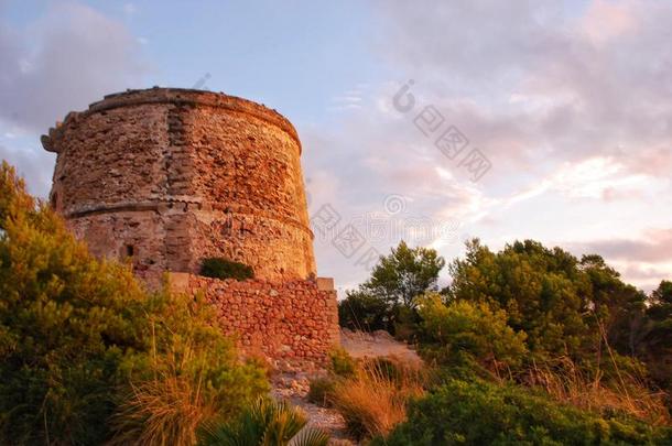 老的瞭望塔采用指已提到的人海岸关于马略卡岛,Spa采用
