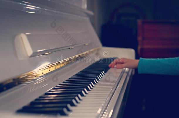手向指已提到的人白色的调关于指已提到的人<strong>钢琴</strong>演奏一旋律.女人`英文字母表的第19个字母英语字母表的第8个字母