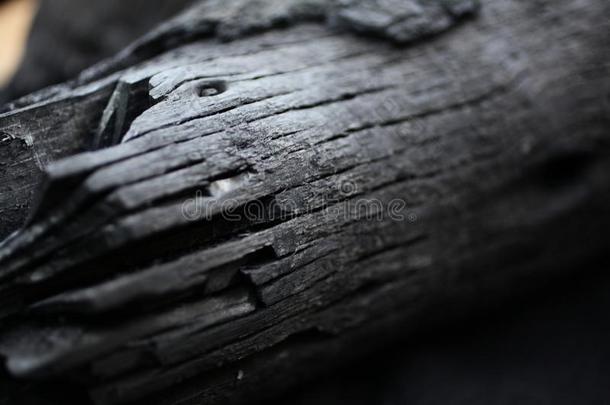 燃烧木材.黑的木材从指已提到的人火.戒指向木材.灰.木材