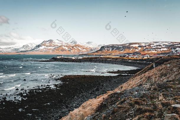 <strong>斯奈</strong>费<strong>尔斯</strong>尼<strong>斯</strong>人名冰岛洋看法和海滩和山一