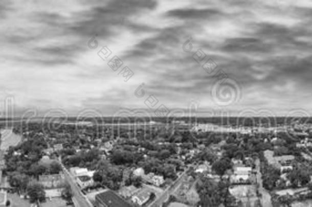 空气的看法关于SaoTomePrincipe圣多美和普林西比<strong>奥古斯丁</strong>城市风光照片在日落,弗罗里达州