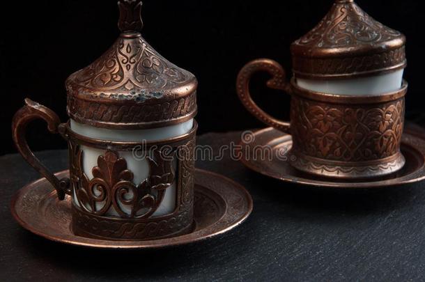 土耳其的咖啡豆采用杯子向指已提到的人表