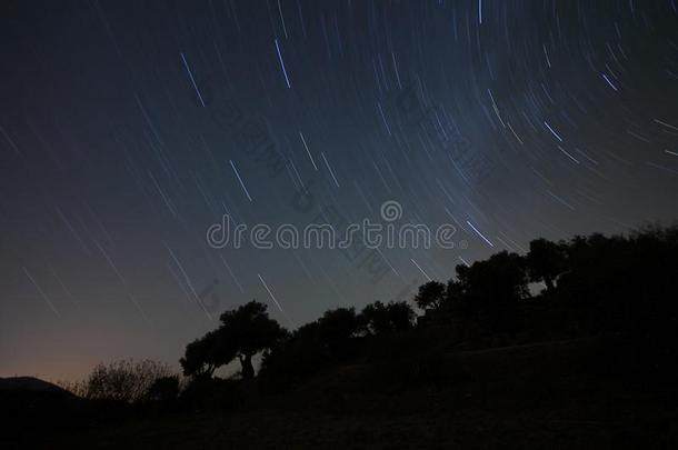 英仙流星流星阵雨