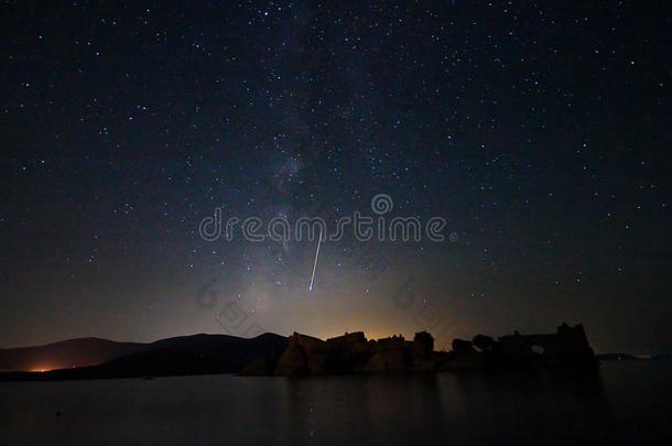 英仙流星流星阵雨