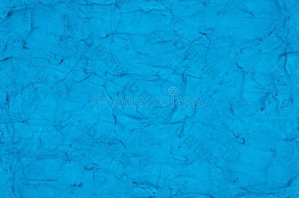 氖光有裂缝的蓝色碳酸钙沉积水生锈的扭歪的腐烂老的水